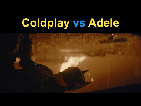 "Something Just Set Fire To The Rain" - The Chainsmokers & Coldplay vs Adele (Batman mashup video)