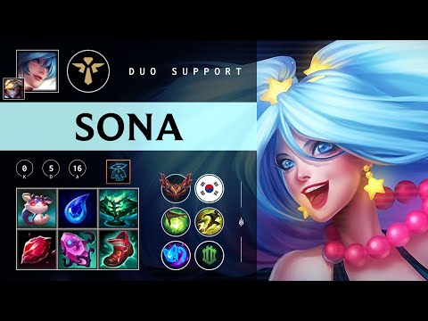Sona Support vs Karma - KR Grandmaster Patch 26.02