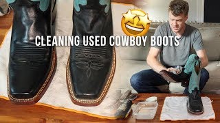 Cleaning and Conditioning Used Cowboy Boots