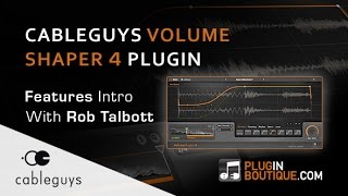 Video thumbnail for CableGuys VolumeShaper 4 Envelope Plugin - Show & Tell With Rob Talbott by Plugin Boutique