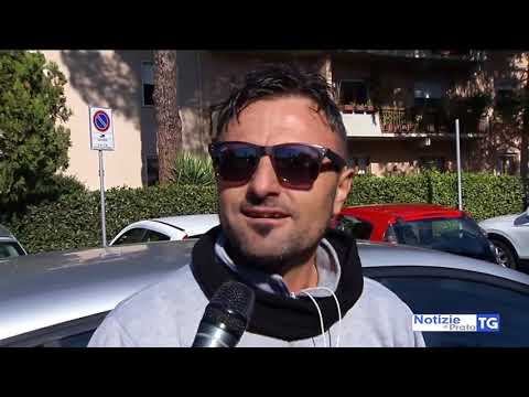 2017-11-08 PRATO - FALSA BOMBA NELLA CAMPANA PER RACCOLTA VETRO