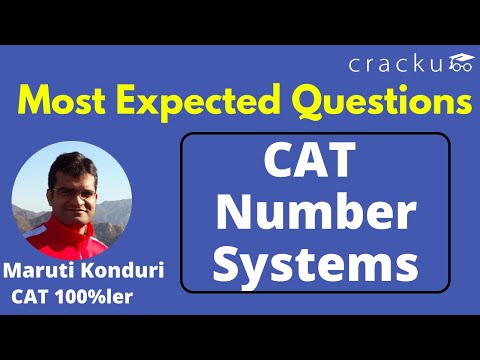 CAT 2020 Number System - Expected Questions