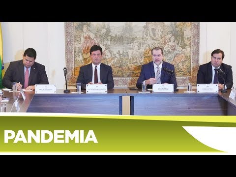 Autoridades dos três poderes se reúnem no STF para discutir Coronavírus - 16/03/20