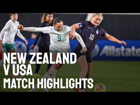 Ford Football Ferns vs USA | Match Highlights | Thursday 30 October NZT