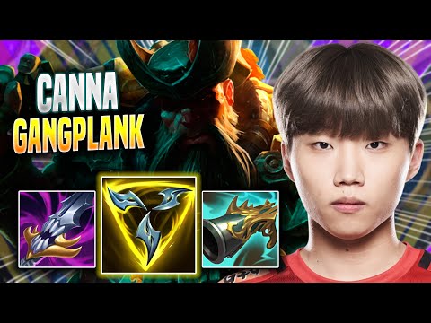 CANNA IS SO CLEAN WITH GANGPLANK! - NS Canna Plays Gangplank TOP vs Sett! | Season 2022