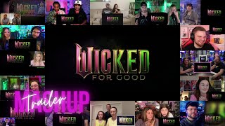 Wicked: For Good - Official Trailer Reaction Mashup 🌈🧙♀️- Ariana Grande - Cynthia Erivo - Disney