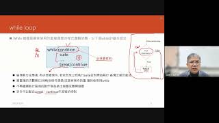 Download the video "Python -  1209 課程錄影 - -  While Logic Control"