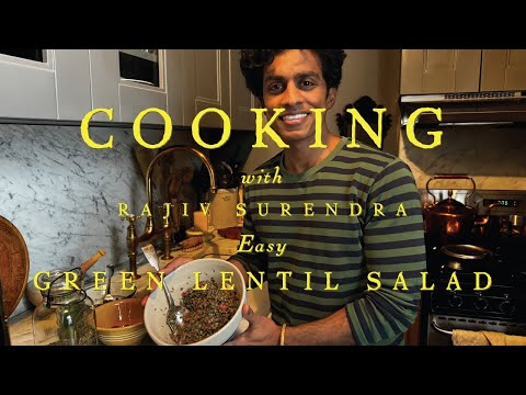 EASY AND DELICIOUS LENTIL SALAD - With Rajiv Surendra