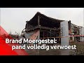 Zo ziet de ravage bij bedrijfspand van RMR Interieurbouw in Moergestel eruit na grote brand