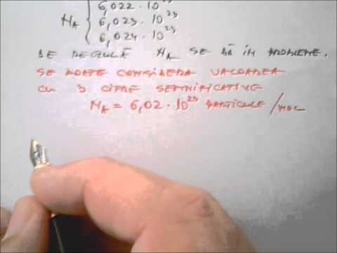 201 1 Masa molara Numarul lui Avogadro #2