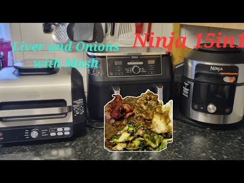Liver with Onions , Crispy Bacon Mash #ninja15in1 #pressurecooking #winterwarmers #cheapeats
