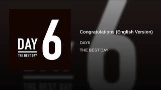 DAY6 - CONGRATULATIONS (ENGLISH VER)