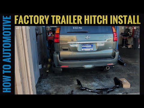 How To Install A Trailer Hitch On A 2004-2009 Lexus Gx470
