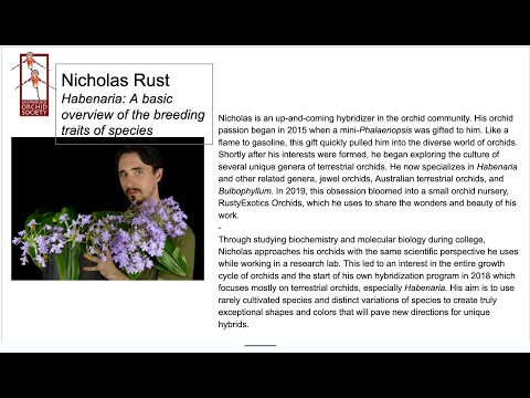 November   Nick Rust  Habanerias (from Rusty's Exotics) https://rustyexotics.com/