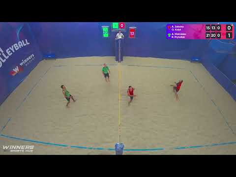 18:40 A. Zabuha / O. Kulyk - A. Matvieiev / R. Prytuliak 16.09.2022 | Winners Beach Volleyball