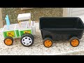 How To Make Miniature Tractor At Home With Match Box Simple Tips DibyatoyTV