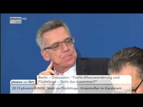 Berlin: Diskussionsrunde zum Thema "Fachkräftezuwanderung und Flüchtlinge" am 05.11.2015