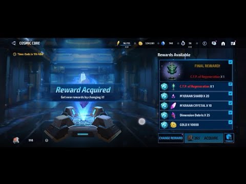 I Got CTP Of Regeneration From Cosmic Core Event | Marvel Future Fight