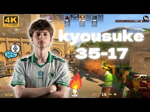🔥kyousuke (35-17) SoloQ VOICE COMMS (Mirage) | FACEIT 3500 Elo | Jun 28, 2025 | CS2 POV/DEMO