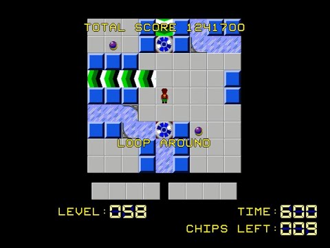 chips challenge 1, level 58