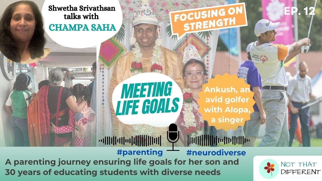 Champa, educator and mom to Ankit. Strengths golfing and achieving life's goals