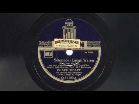 Eugen Wolff: Schön war die Zeit (R. M. Siegel, 1937)