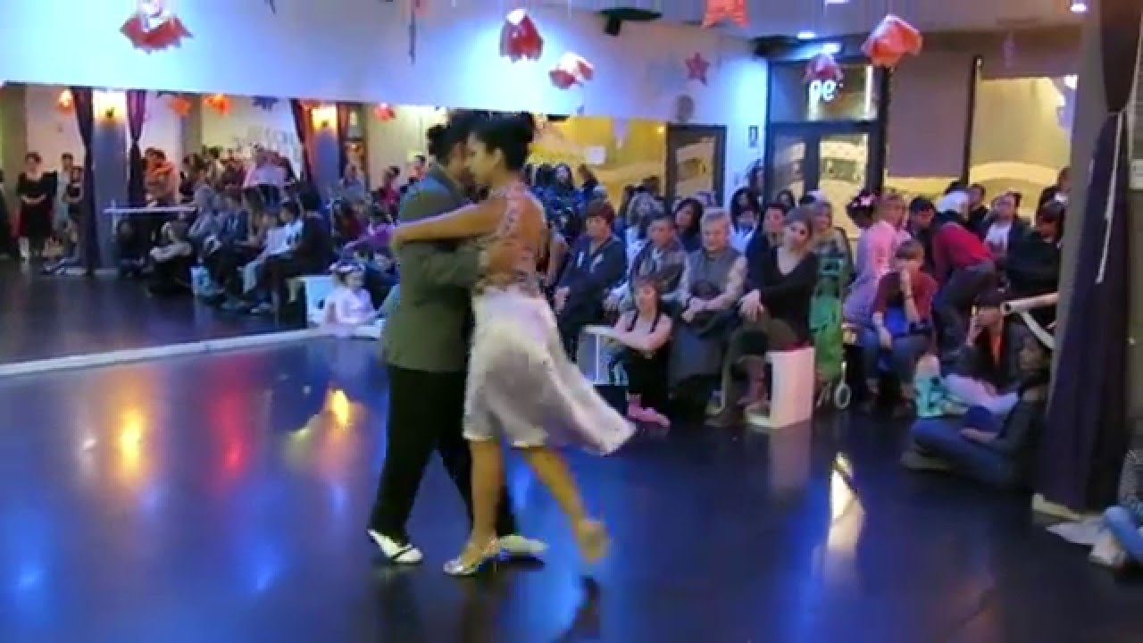GISELLE GATICA & ROQUE CASTELLANO, vals, academia 2015 Diciembre