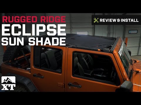 Jeep Wrangler Rugged Ridge Eclipse Sun Shade (2007-2016 JK) Review & Install