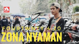 Download lagu Zona Nyaman FOURTWNTY Jadi Keren Banget Di Cover Pengamen Jalanan Malang mp3