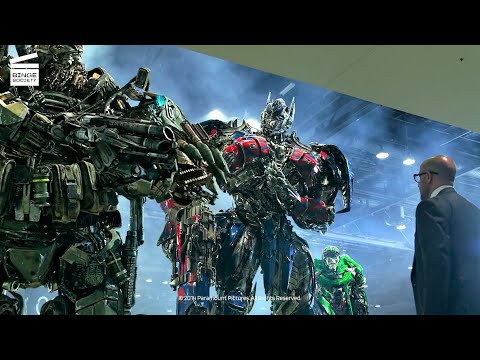 Transformers: Age Of Extinction: Infiltrating K.S.I.'s headquarters (HD CLIP)