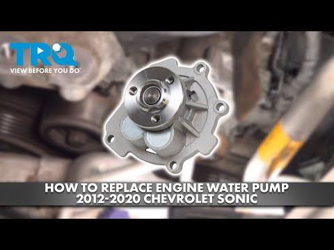 How to replace Engine Water Pump 2012-2020 Chevrolet Sonic