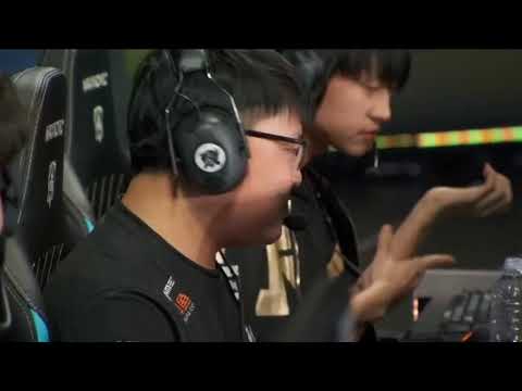 RNG vs C9 小组赛加赛决胜团战 英文解说+小明解说+中文解说 燃燃燃！