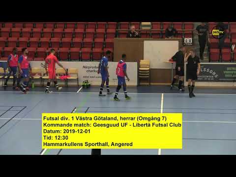 Futsal div. 1Höjdpunkter: Vänersborgs FK - Geesguud UF