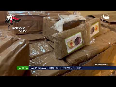 Casoria. Frutti esotici in auto ma era hashish per oltre 2 mln di euro