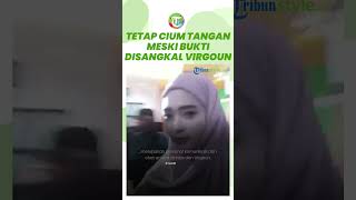 Inara Rusli Tetap Cium Tangan Suami meski Jengkel seusai Virgoun Bantah Bukti-buktinya saat Mediasi