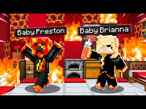 BABY Pranking Preston in Minecraft! 😂👶