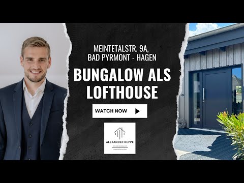Besichtigung im Loftbungalow - Alexander Deppe Immobilien