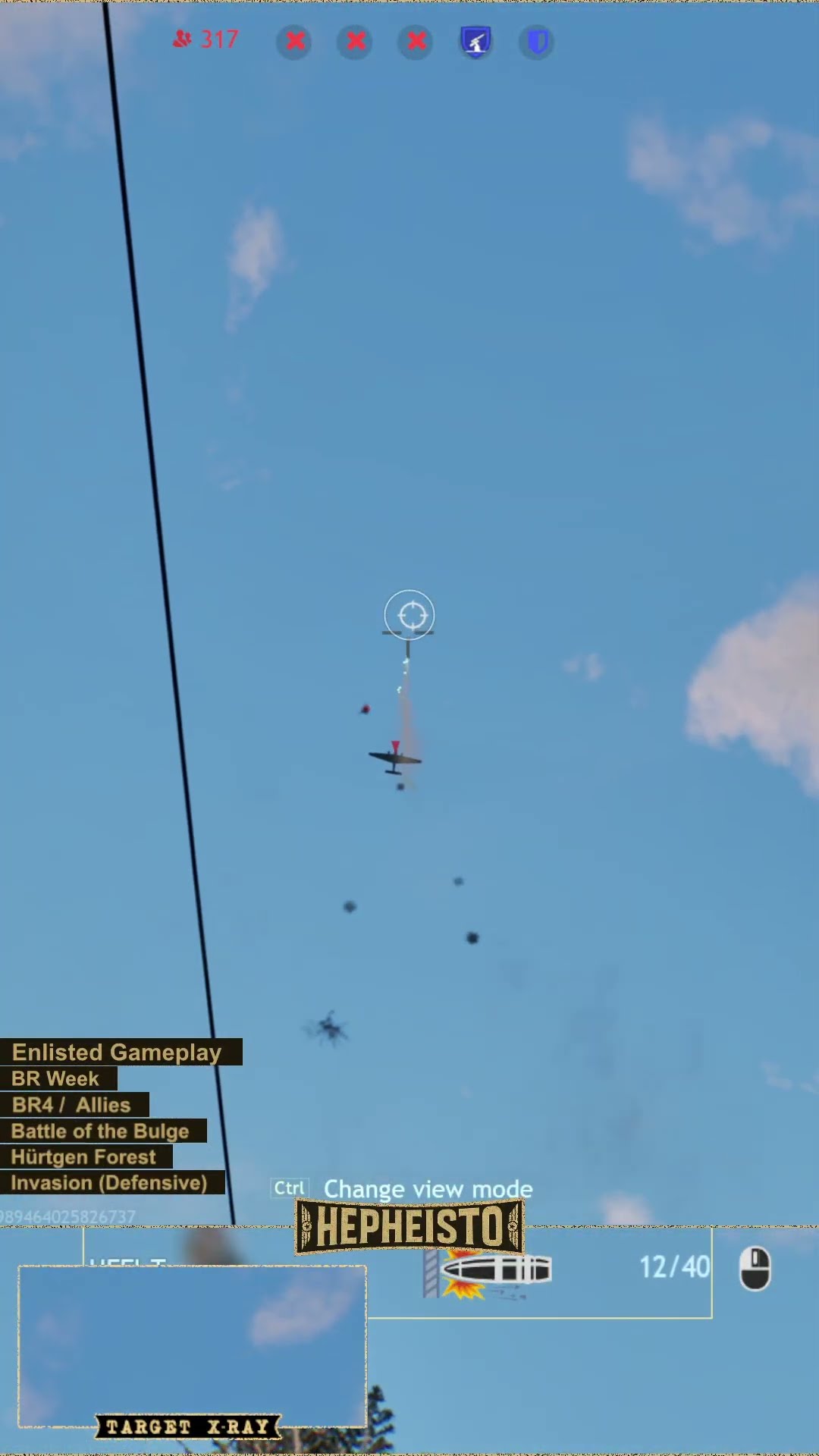 Soldier eliminates Ju 52 inlcuding Paratrooper with 20mm AA Cannon