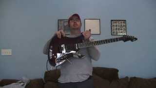 Video thumbnail for Guitar review: Schecter Blackjack SLS Avenger FR-S with Sustainiac by guitarmannunly