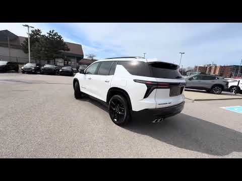 2024 Chevrolet Traverse AWD 4dr RS in White for sale at Boyer Pickering Chevrolet Cadillac Buick GMC Ltd. in Pickering, ON