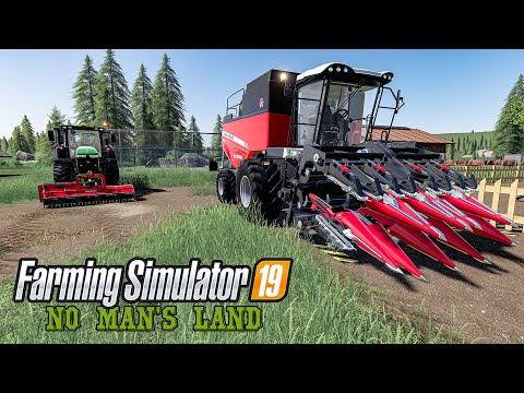 Harvesting Corn, Making New Field | Day 57 No man's land | Farming Simulator 19 Timelapse
