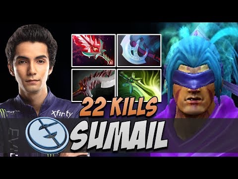 EG.Sumail Anti-Mage with 22 KILLS | Road to TI9