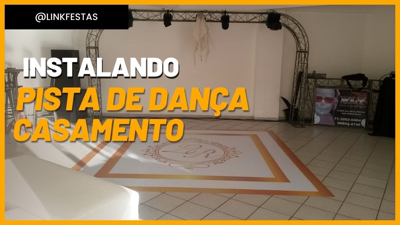 Veja como instalar pista de dança para casamento BEM FÁCIL