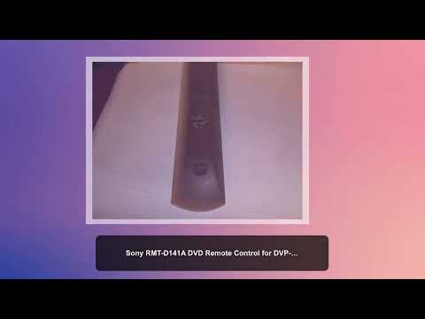 Sony RMT-D141A DVD Remote Control for DVP-NS305 DVP-NS315 DVP-NS315B