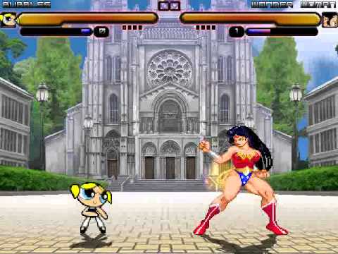 TK's Random Mugen Battle #1456 - Bubbles VS Wonder Woman