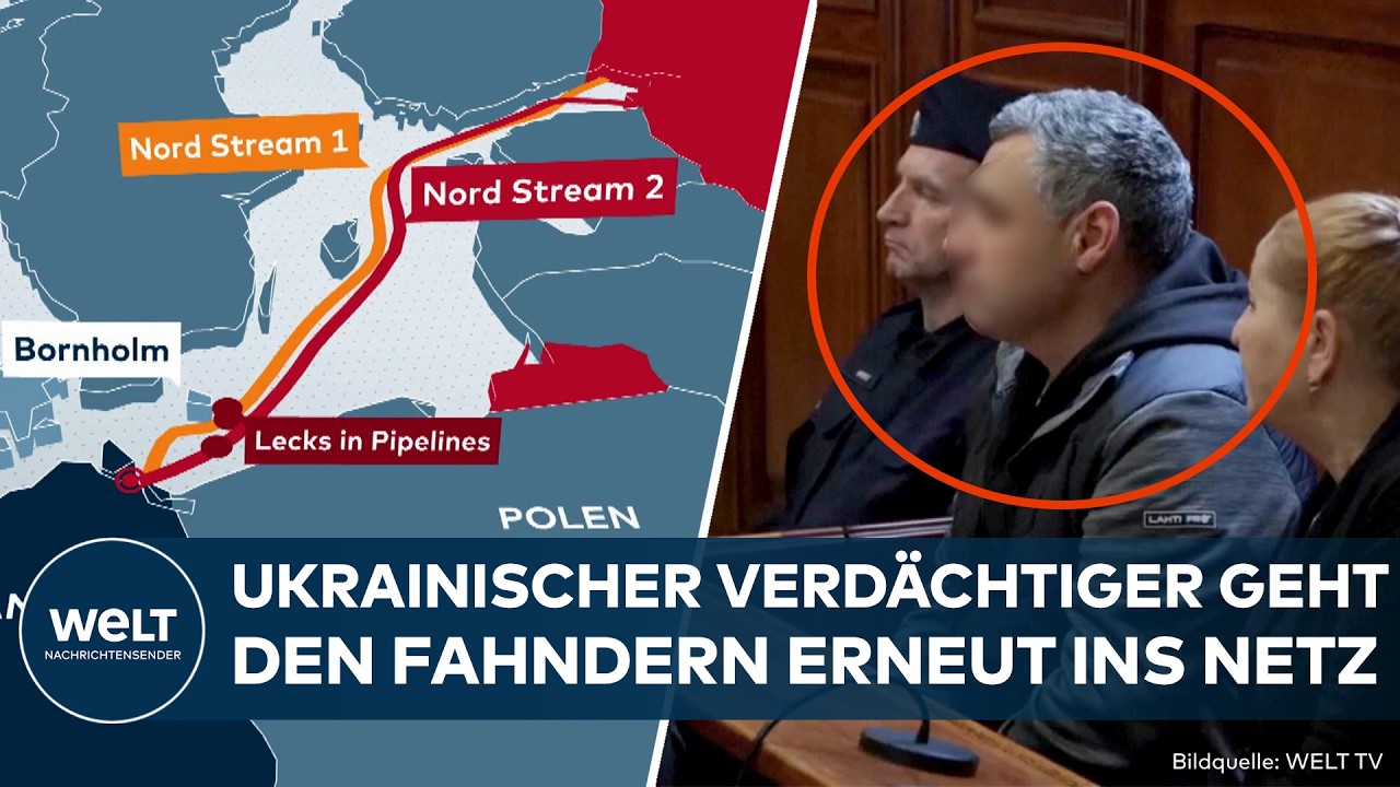NORDSTREAM: Vier Jahre nach Sabotage – Ermittler schnappen verdächtigen Ukrainer
