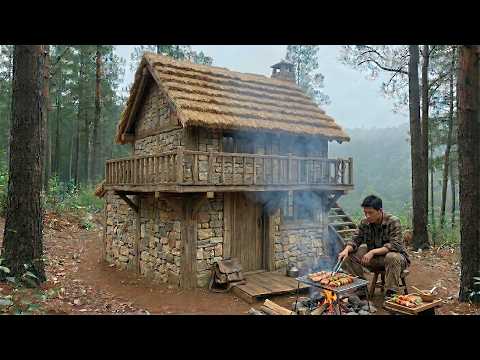 Broke and Alone, He Spent 15 Days Building the Cheapest House in the Wilderness