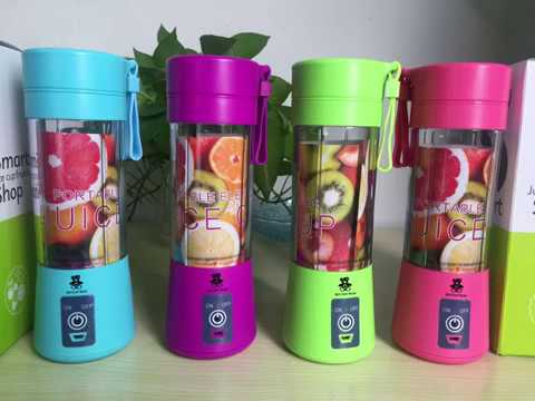 Stainless steel portable usb juicer 6 blades, capacity: 350m...