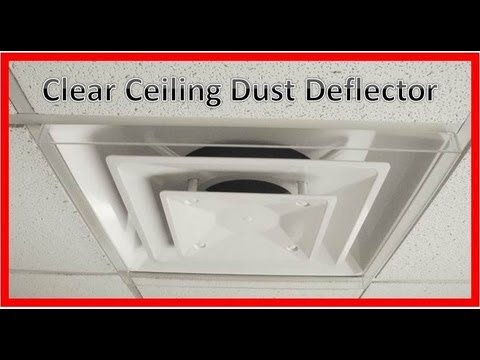 Ceiling Air & Dust Deflectors-Clear Acrylic