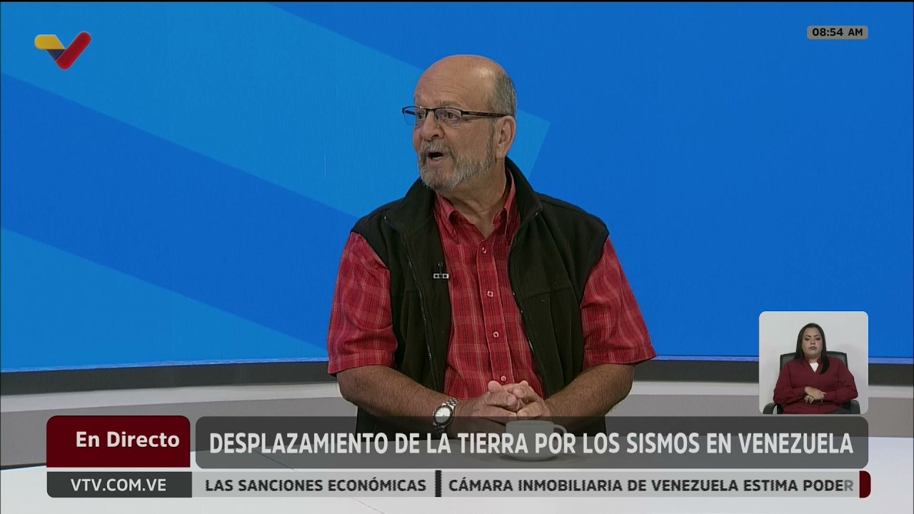 Franck Audemard, segunda entrevista en VTV: Podría haber una réplica de magnitud 6